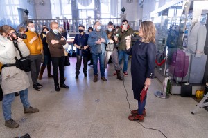 Церемония установки памятной таблички Осипу Мандельштаму на железнодорожном вокзале Екатеринбурга