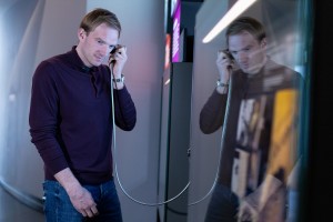 Актер Андрей Бурковский в Музее Ельцина