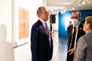 Посол Италии Паскуале Терраччано. Открытие выставки «Леонардо да Винчи. Универсальный человек»