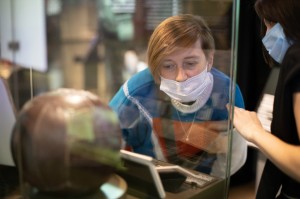 Режиссёр Евгения Останина в Музее Ельцина