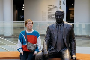 Режиссёр Евгения Останина в Музее Ельцина