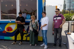 Пресс-завтрак в Саду трав у Ельцин Центра