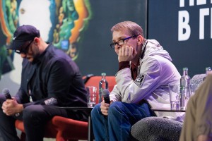 Кирилл Серебренников, Алексей Сальников. Встреча со съемочной группой фильма Кирилла Серебренникова «Петровы в гриппе»