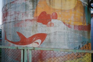 МЖК-1980: реставрируем граффити. До реставрации