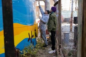 МЖК-1980: реставрируем граффити