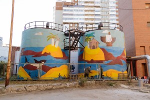 МЖК-1980: реставрируем граффити