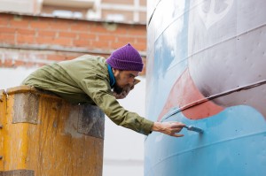 МЖК-1980: реставрируем граффити