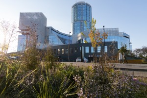 Осенний фасад Ельцин Центра 2021