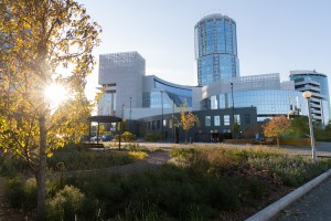 Осенний фасад Ельцин Центра 2021