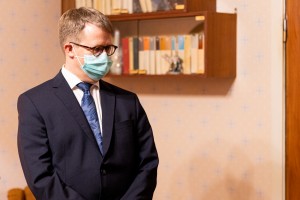 Посол Финляндии в России Антти Хелантеря в Музее Ельцина