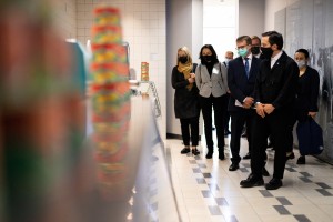 Посол Финляндии в России Антти Хелантеря в Музее Ельцина