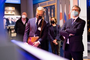 Посол Финляндии в России Антти Хелантеря в Музее Ельцина