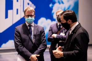 Посол Финляндии в России Антти Хелантеря в Музее Ельцина