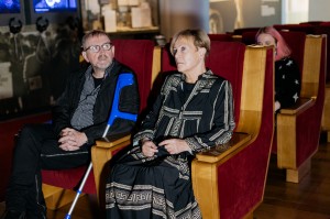 Петр Шепотинник и Ася Колодижнер в Музее Бориса Ельцина