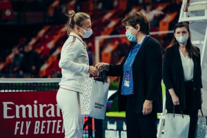 Церемония награждения стипендиатов Кубка Ельцина 2021. Татьяна Юмашева