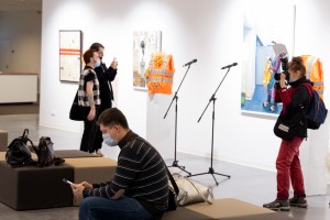 Открытие выставки Натальи Гончаровой «Оранжевый шум»