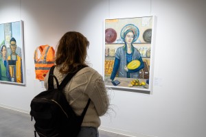 Открытие выставки Натальи Гончаровой «Оранжевый шум»