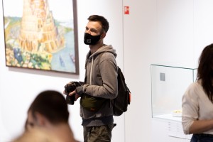 Открытие выставки Натальи Гончаровой «Оранжевый шум»