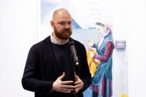 Открытие выставки Натальи Гончаровой «Оранжевый шум»