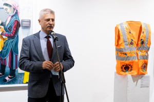 Открытие выставки Натальи Гончаровой «Оранжевый шум»