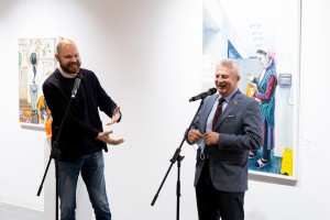 Открытие выставки Натальи Гончаровой «Оранжевый шум»