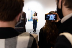 Открытие выставки Натальи Гончаровой «Оранжевый шум»