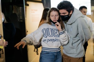 Варвара Шмыкова в Музее Ельцина