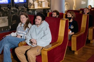 Варвара Шмыкова в Музее Ельцина