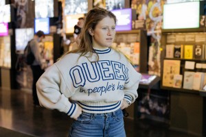 Варвара Шмыкова в Музее Ельцина