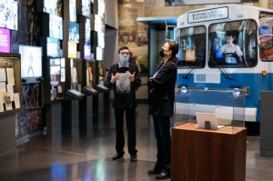 Полина Зуева в Музее Ельцина