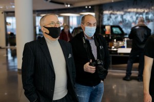 Фоторепортер Юрий Феклистов в Музее Ельцина