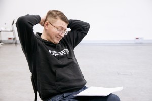 Репетиция пьесы «Книга кодов и прохождений» Дамира Ханифуллина