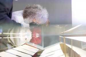 Доктор биологических наук Михаил Гельфанд в Музее Бориса Ельцина