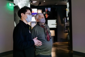 Сценарист и режиссёр Алексей Козлов в Музее Бориса Ельцина