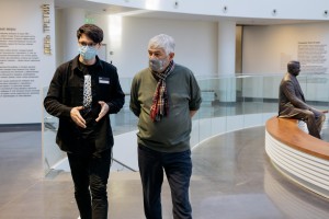 Сценарист и режиссёр Алексей Козлов в Музее Бориса Ельцина