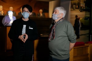 Сценарист и режиссёр Алексей Козлов в Музее Бориса Ельцина