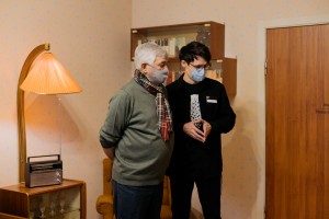 Сценарист и режиссёр Алексей Козлов в Музее Бориса Ельцина