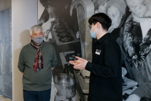 Сценарист и режиссёр Алексей Козлов в Музее Бориса Ельцина