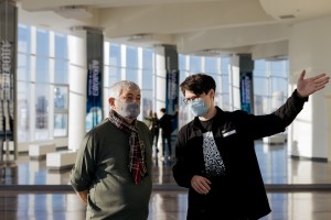 Сценарист и режиссёр Алексей Козлов в Музее Бориса Ельцина