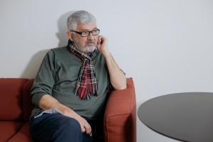 Сценарист и режиссёр Алексей Козлов в Музее Бориса Ельцина