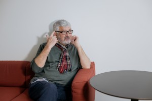 Сценарист и режиссёр Алексей Козлов в Музее Бориса Ельцина