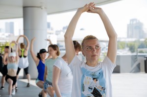 Утренняя зарядка в Ельцин Центре