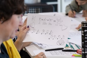 Мастер-класс на РЖЯ «Черным по белому»