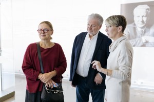 Вениамин Смехов с супругой в Музее Ельцина