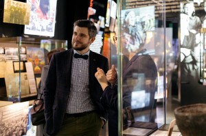Врач-эндокринолог Андрей Подзолков в Музее Ельцина