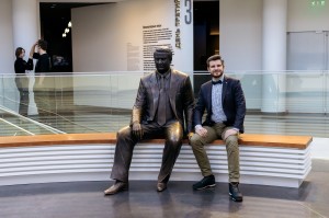 Врач-эндокринолог Андрей Подзолков в Музее Ельцина