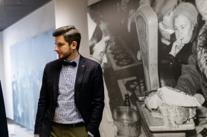 Врач-эндокринолог Андрей Подзолков в Музее Ельцина
