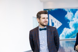 Врач-эндокринолог Андрей Подзолков в Музее Ельцина