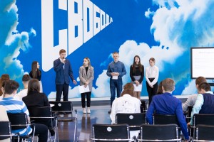 Защита итоговых проектов учащихся гимназии № 45 в Музее Бориса Ельцина