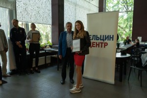 Вручение сертификатов о стипендиях лучшим молодым теннисистам России